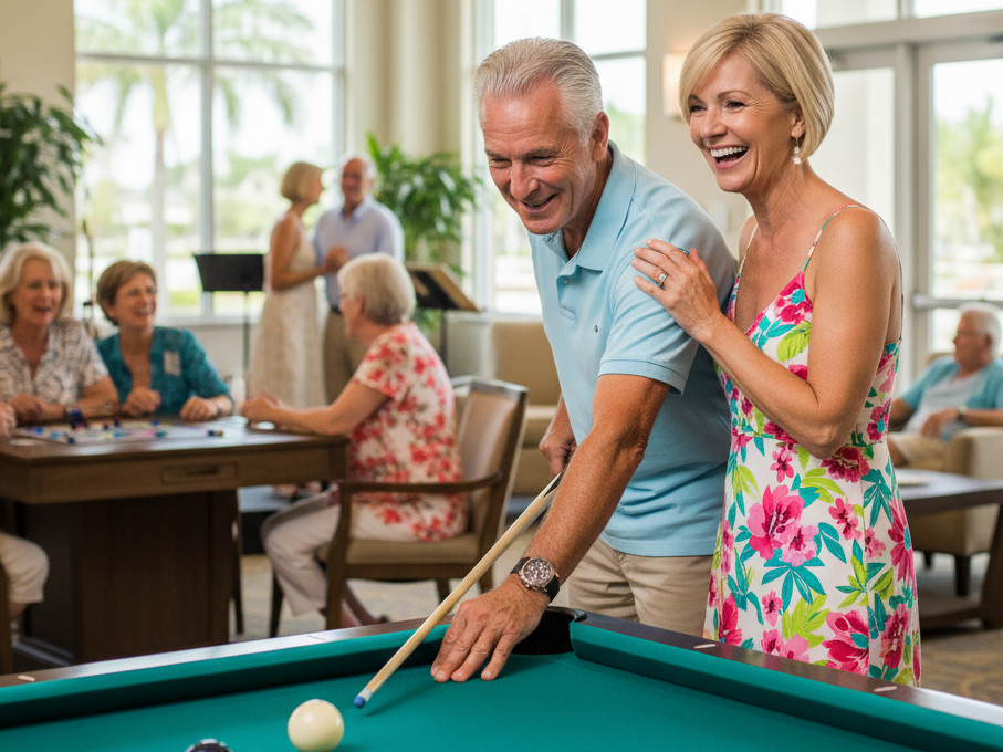 Comunidades 55+ no coração da Flórida.